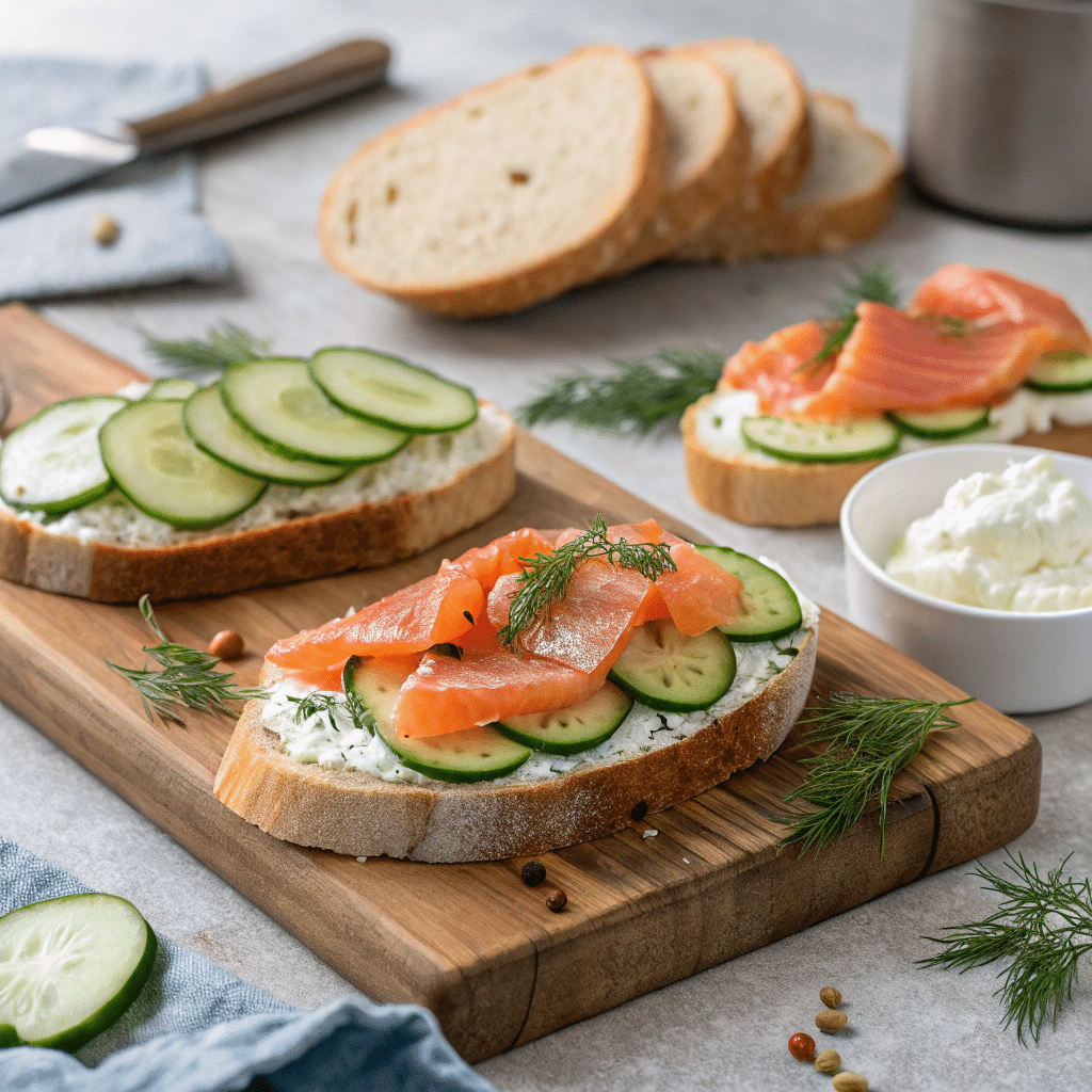 Smoked Salmon Sandwich At Home - How To Make A Delicious 8 how to make a smoked salmon sandwich step by step