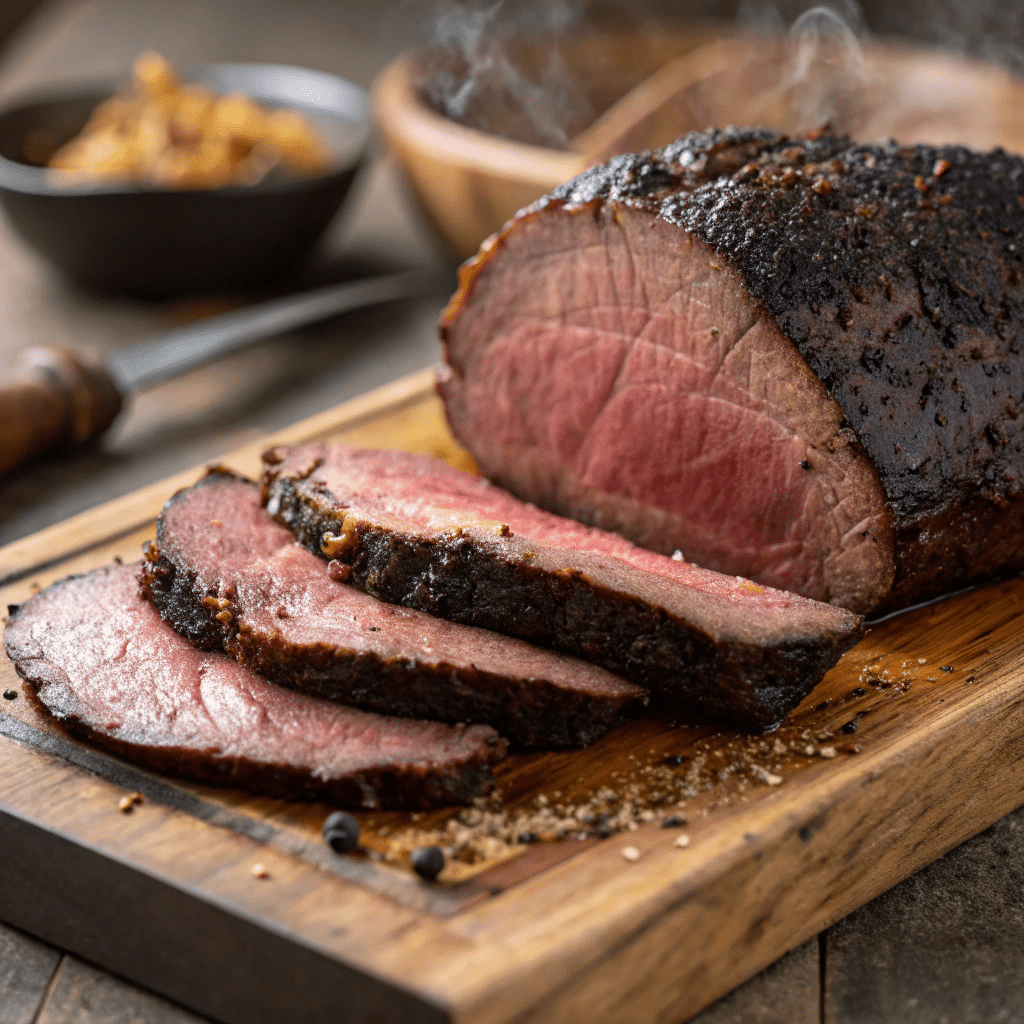Smoked Beef Roast: How To Make A Tender At Home 5 Smoked beef roast with crispy bark and juicy interior