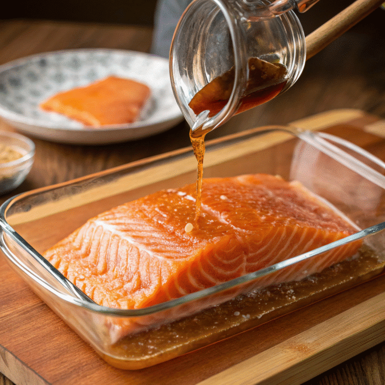 How to Make Smoked Salmon Brine at Home (Easy & Flavorful) 6 smoked salmon brine on kitchen counter