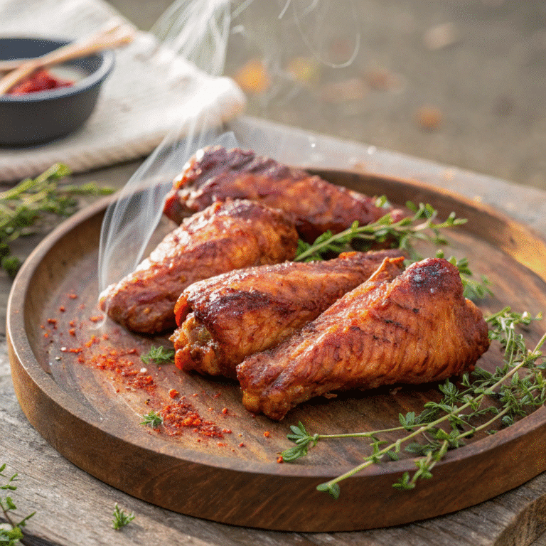 Smoked Turkey Wings Done Right: A Complete How-To For Beginners 6 Southern-style smoked turkey wings served hot with rustic plating