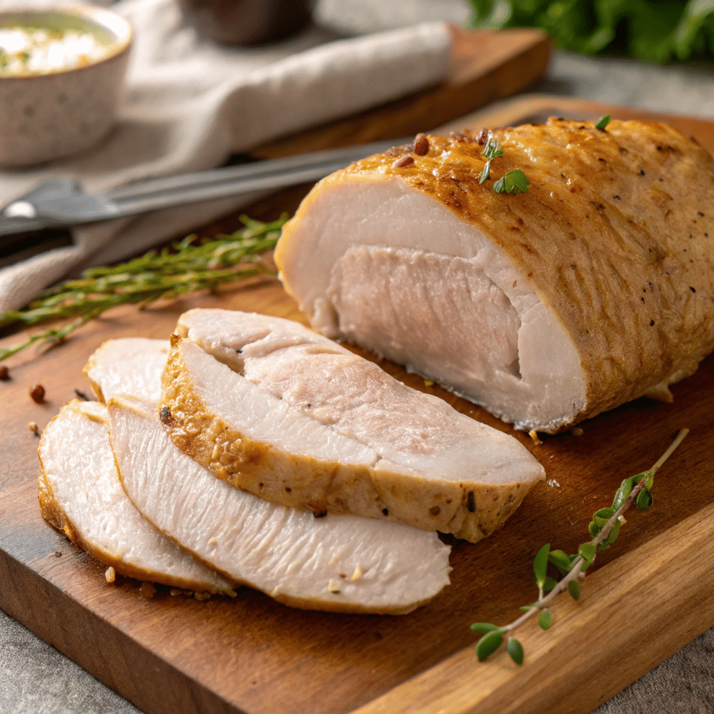 The Best Smoked Turkey Breast - To Flavorful Perfection 8 turkey breast at 165 degrees on meat thermometer