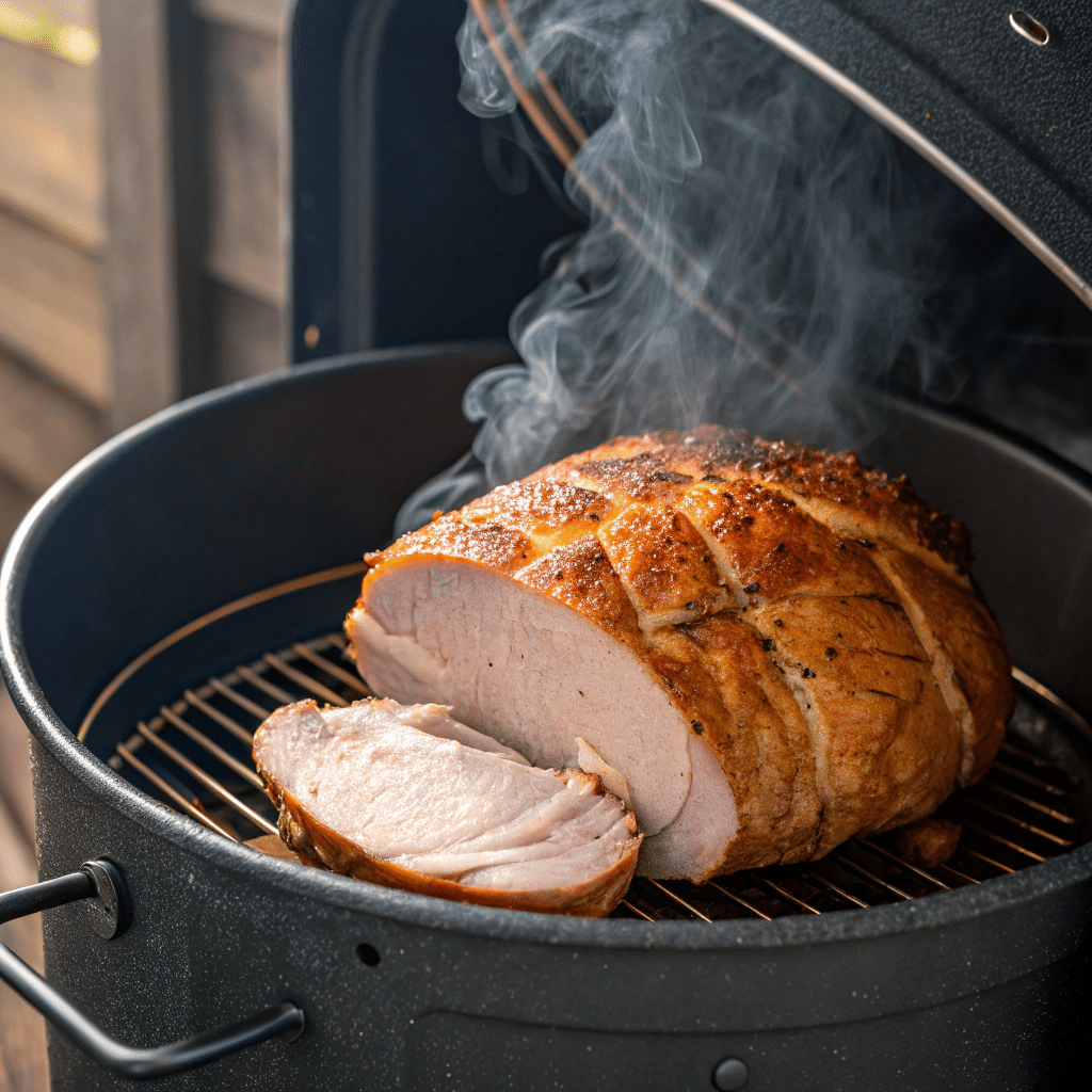 The Best Smoked Turkey Breast - To Flavorful Perfection 7 smoking a turkey breast inside electric smoker